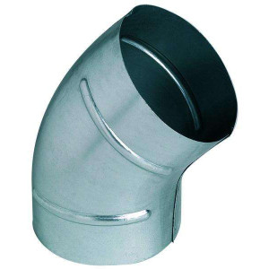 Coude 45° galva diamètre 80 mm 
