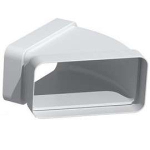Coude horizontal rectangulaire 45° 55x220 