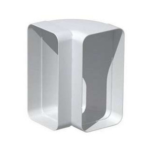 Coude vertical rectangulaire 90° 44x110 