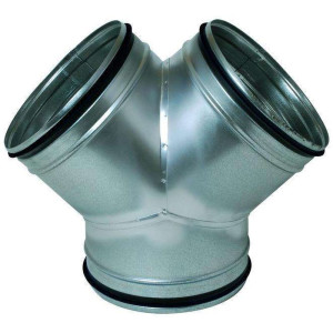 Culotte simple 90° galva diamètre 125 mm - CS 90° ⌀125 + joints - ALDES - 11098372 - 3542280983729