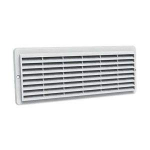 Grilles matière plastique à auvents EX 150 sur cadre