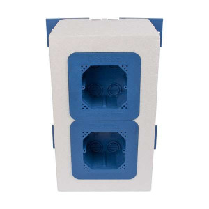Boîte électrique Epaisseur 120mm Eldoline®-EPS Taille 2 x 1 NUP (250 x 150mm) DOSTEBA 6006512