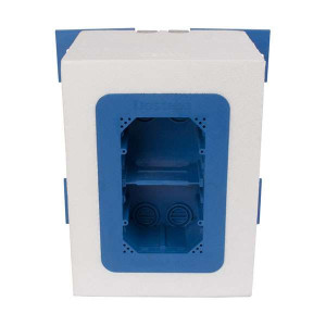 Boîte électrique Epaisseur 280mm Eldoline®-EPS Taille 2 x 1 (210 x 150mm) DOSTEBA 6006628