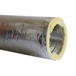 Gaine semi-rigide aluminium isolée GA ISO 80 LG 2M 823262 S&P UNELVENT