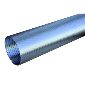 Conduit semi-rigide Alu classé A1 D450 longueur 3 M - SRFAC A1 D450 - NATHER - 546107 - 