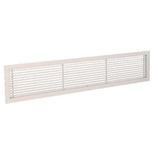Grilles à barres frontales fixes alu GRIDLINED wall 600X100 Aldes 11050246
