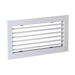 Grille de reprise simple déflexion à ailettes réglables. Finition aluminium anodisé AC 101 F3 200X100 Aldes 11050537