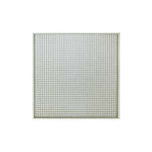 Grille de reprise avec filtre intégré et plénum à piquage axial Ø 200. Montage plafond modulaire. Couleur blanche GRMC-FP/F D 200 Atlantic 529336