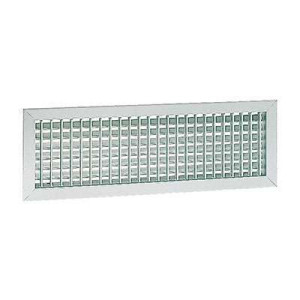 Grille de soufflage Montage mural Couleur aluminium GDA 500X100 Atlantic 528154