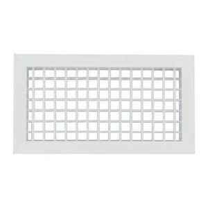 Grille de soufflage Montage mural Couleur blanche GDF 400X200 Atlantic 528036