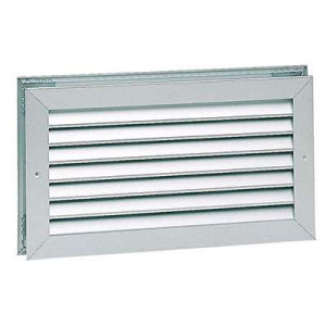Grilles de transfert et de reprise. Montage mural ou dans une porte. Couleur Aluminium anodisé GTA 300X160 Atlantic 528271