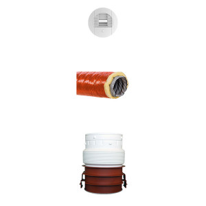 Kit bouche sanitaires avec GP Iso renforcée BEHS/W DP 15-45/40 607871 S&P UNELVENT