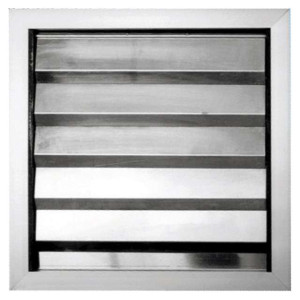 Volets de surpression. Couleur aluminium PER 600X400 Unelvent 872902