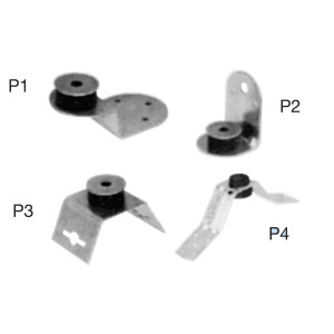 Pattes de fixation P3 (x4) - S&P UNELVENT - 865301 - 3411455301999