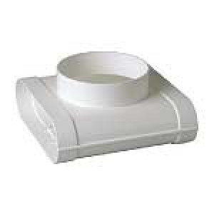 Té vertical 90° pour bouche ⌀125mm