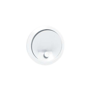 Bouche d’insufflation métallique réglable BIR 125 + manchon placo lg. 100 mm Anjos 1181