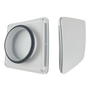 Bouche rectangulaire Auréa Ø80mm AUREA080 Bouches Auto Ekkoair