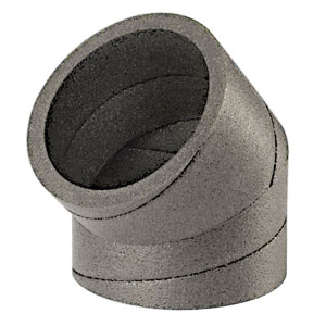 Coude rigide 45 polyéthylène isolé D160 Aerfoam 188224 UBBINK