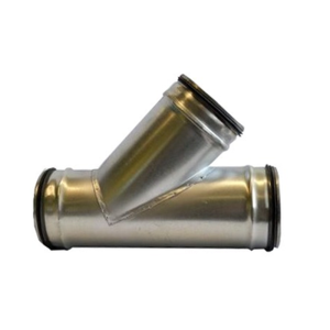 Y à 45° DN125/125/125 joint - ZEHNDER COMFOSYSTEMS - 990326300 - 7640138036750
