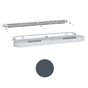 entree dair autoreglable acoustique esea 45 gris fonce
