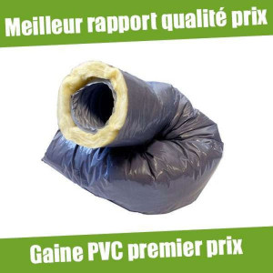 6m Gaine PVC Souple Isolée 25 mm Standard D200
