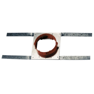 Fixation conduit chapeau CHEVETRE 160 890033 S&P UNELVENT