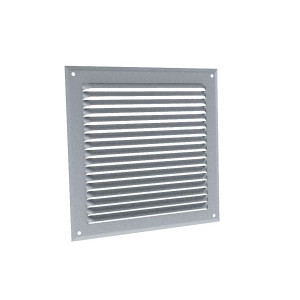Grilles à auvents en aluminium anodisé GA AN 100 x 100 - 6602 ANJOS