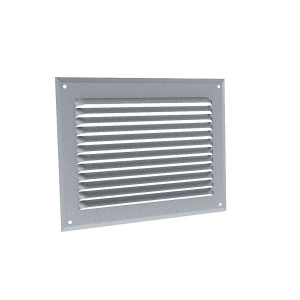 Grilles à auvents en aluminium anodisé GA AN 390 x 80 - 6628 ANJOS