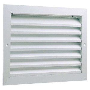 GRILLE EXTERIEURE ALUMINIUM GAE25 400X400 Atlantic 528548