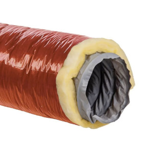 Gaines souple isolées PVC renforcées 6m D80 mm GP ISO 813963 S&P Unelvent