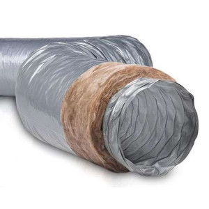 6m Gaine PVC souple isolée 25mm ⌀100