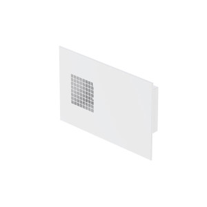 Grille combinée D125 blanche prise d'air droite ComfoEdge Dupla 990430571 ZEHNDER COMFOSYSTEMS