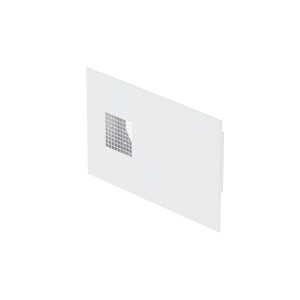 Grille combinée D160 blanche prise d'air droite ComfoEdge Dupla 990430575 ZEHNDER COMFOSYSTEMS