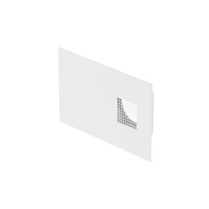 Grille combinée D160 blanche prise d'air gauche ComfoEdge Dupla 990430574 ZEHNDER COMFOSYSTEMS