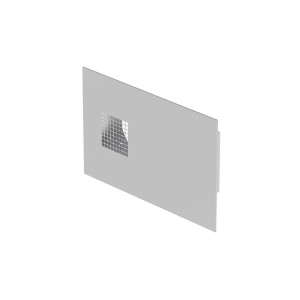 Grille combinée D160 inox prise d'air droite ComfoEdge Dupla 990430577 ZEHNDER COMFOSYSTEMS