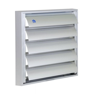 Grille de façade grise  225x225 mm 433 16091 RENSON