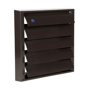 Grille de façade noir 225x225 mm 433 8310 RENSON