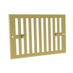 Grille obturable aluminium prélaqué doré 190 x 170