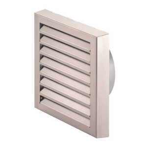 Grille inox 265x245mm DN125 - ZEHNDER COMFOSYSTEMS - 990430250 - 7640129217076