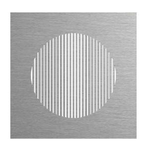 78312663 Profi-air design LINE compact stainless steel 160x160mm FRAENKISCHE France Grille de ventilation