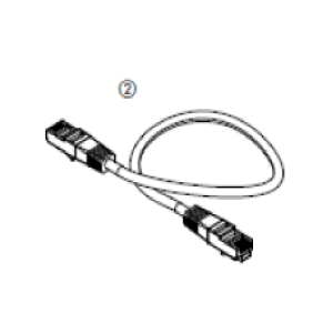 Câble patch RJ45 0,5M (5 pièces)