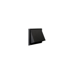 Hotte de façade avec clapet anti-retour inox noir 185x185 9344 RENSON