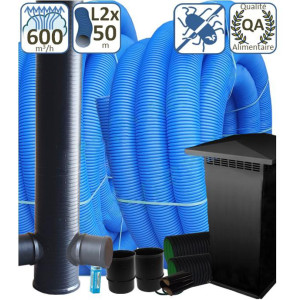 Kit puits canadien Eco 600m3h Kit puits canadien 119500006 ECONONAME