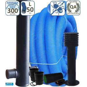 Kit puits canadien Performance 300m3h Kit puits canadien 119500004 ECONONAME