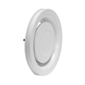 Bouche d'extraction métallique réglable D100 mm - KU 100 - NATHER - 116139 - 