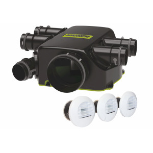 Maestro BC Kit Hygro B piles T1-T2 1 SdB/WC Kit VMC simple flux hygroréglable 587668 NATHER