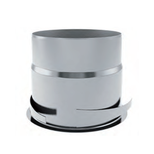 Manchon placo métal long 100 D160