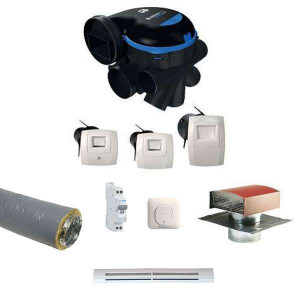 Pack personnalisable VMC simple flux hygroréglable kit complet 2020
