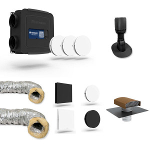 Pack personnalisable VMC simple flux détection multi-polluants Healthbox Go Renson