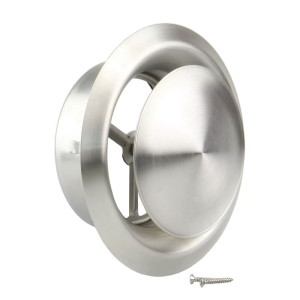 Prise d'air inox réglable D100 mm 636 8717 RENSON